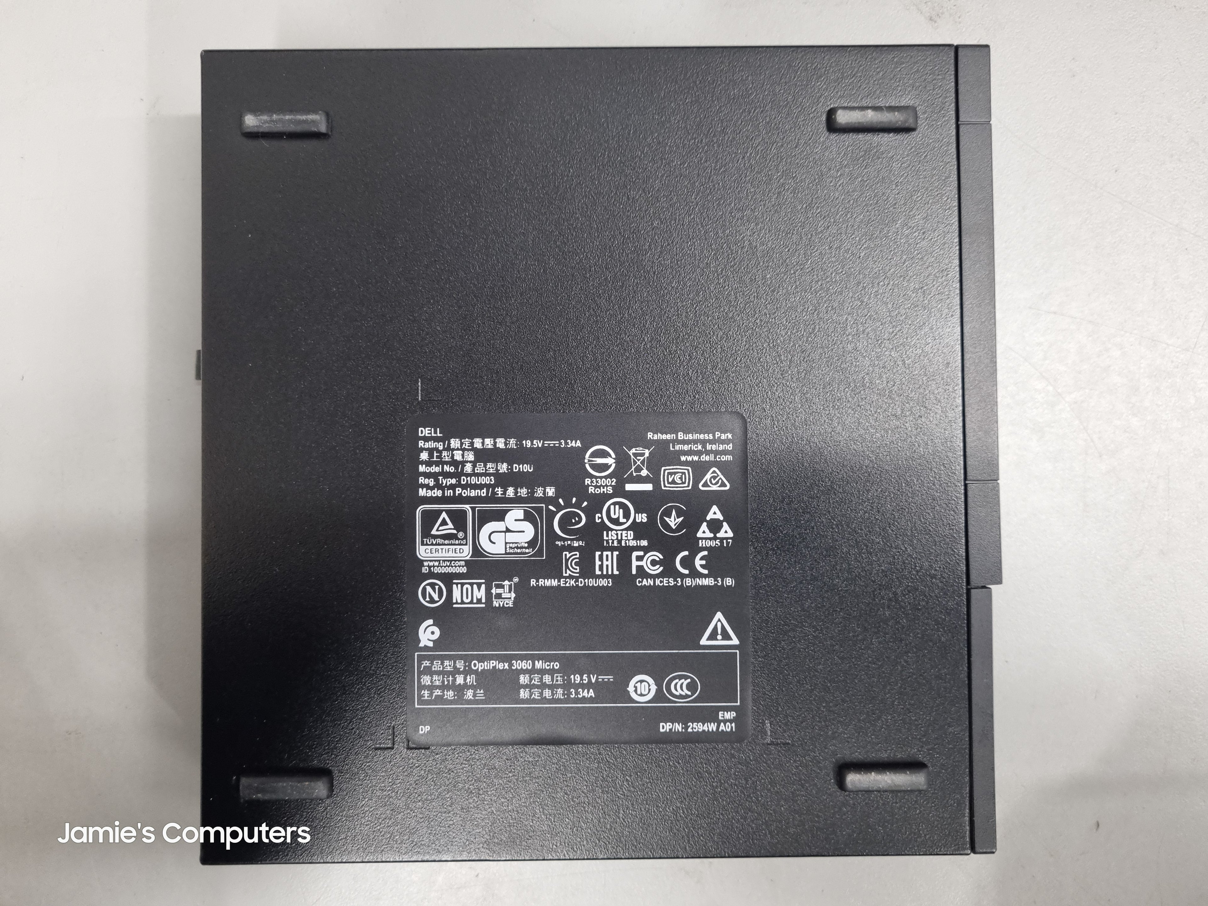 Dell Optiplex 3060 Ultra-Small-Form-Factor Desktop